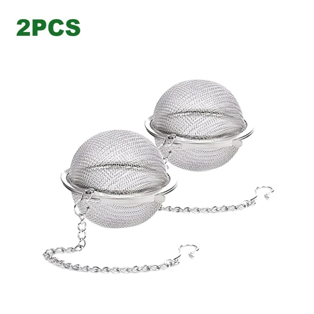 2PCS Stainless Steel Mesh Tea Infuser, 2.1 Inch Tea Ball, Strainer Tea Diffuser*