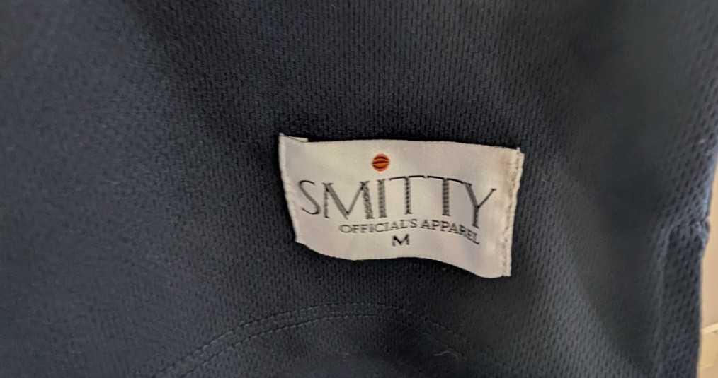 Smitty Umpire Shirt Navy Blue Size Medium Baseball Softball Great Condition