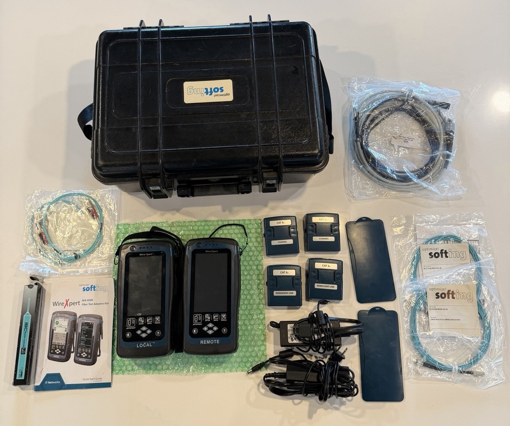 Softing WireXpert WX4500 Class FA Copper Certification Kit