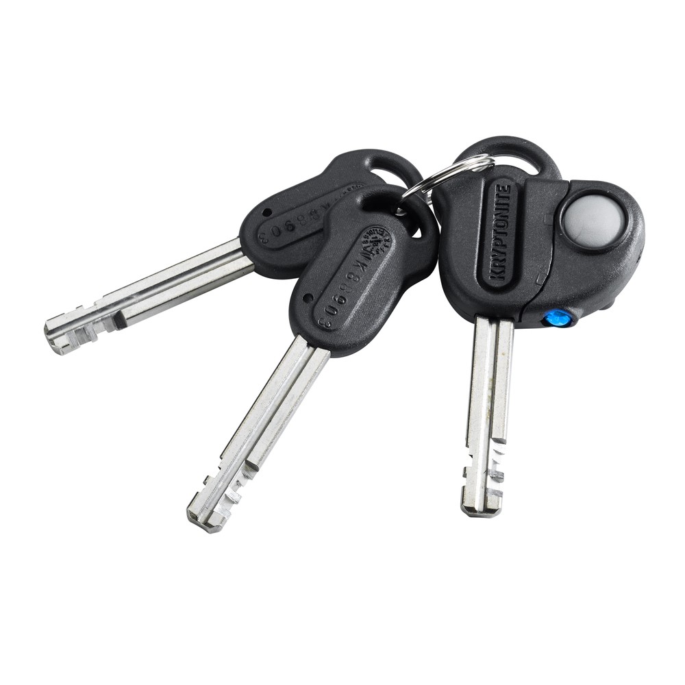 Kryptonite Evolution Series 4 Disc Lock Black Key with LED Light