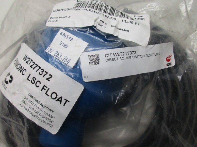GFS W2T277372 LSC FLOAT SWITCH FACTORY PACKAGE