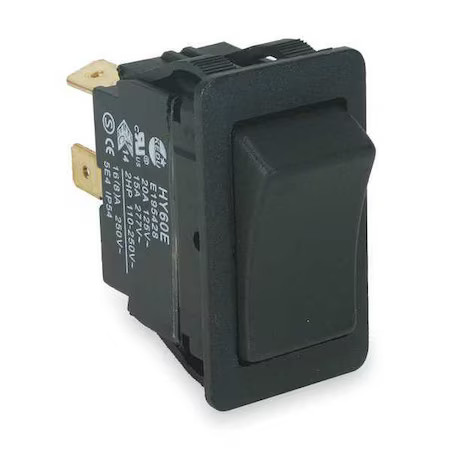Rocker Switch, Spst, 2 Connections, 2Vlp9