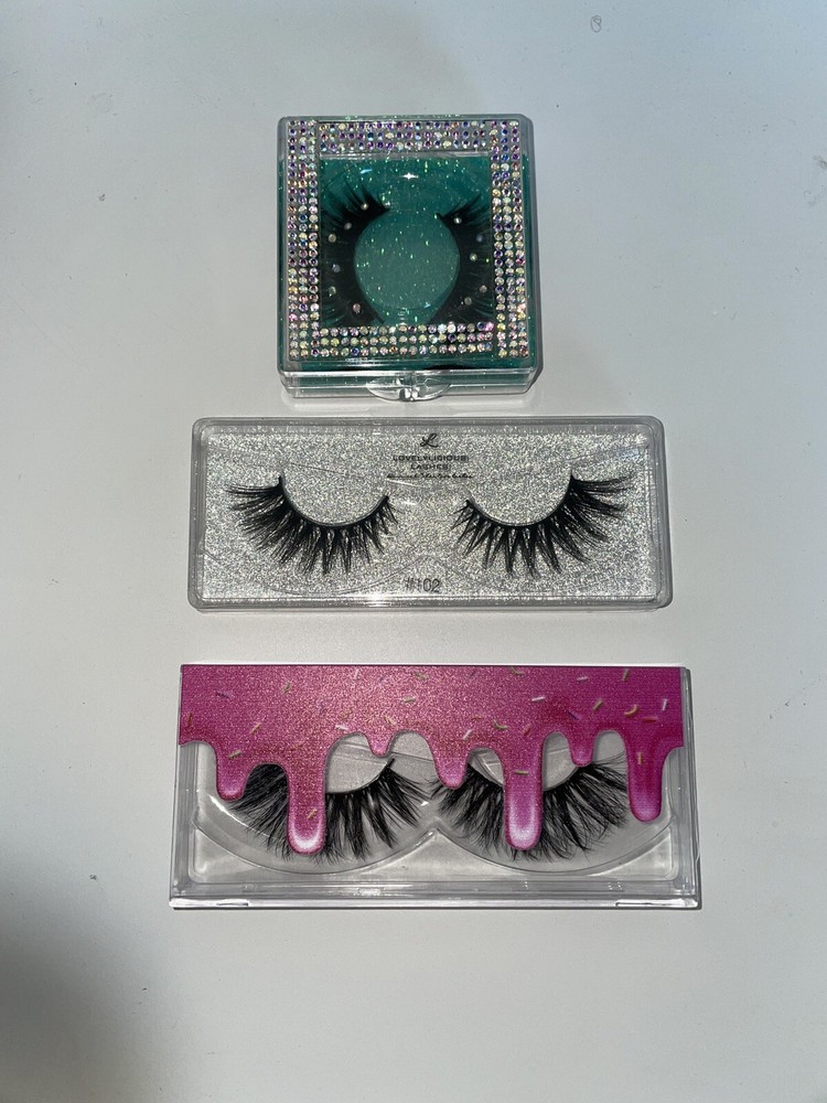 3 Pair eyelashes