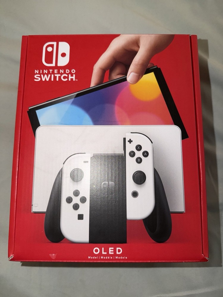 Nintendo Switch OLED Bundle w/ Joy-Cons, Dock & SanDisk 128GB microSD
