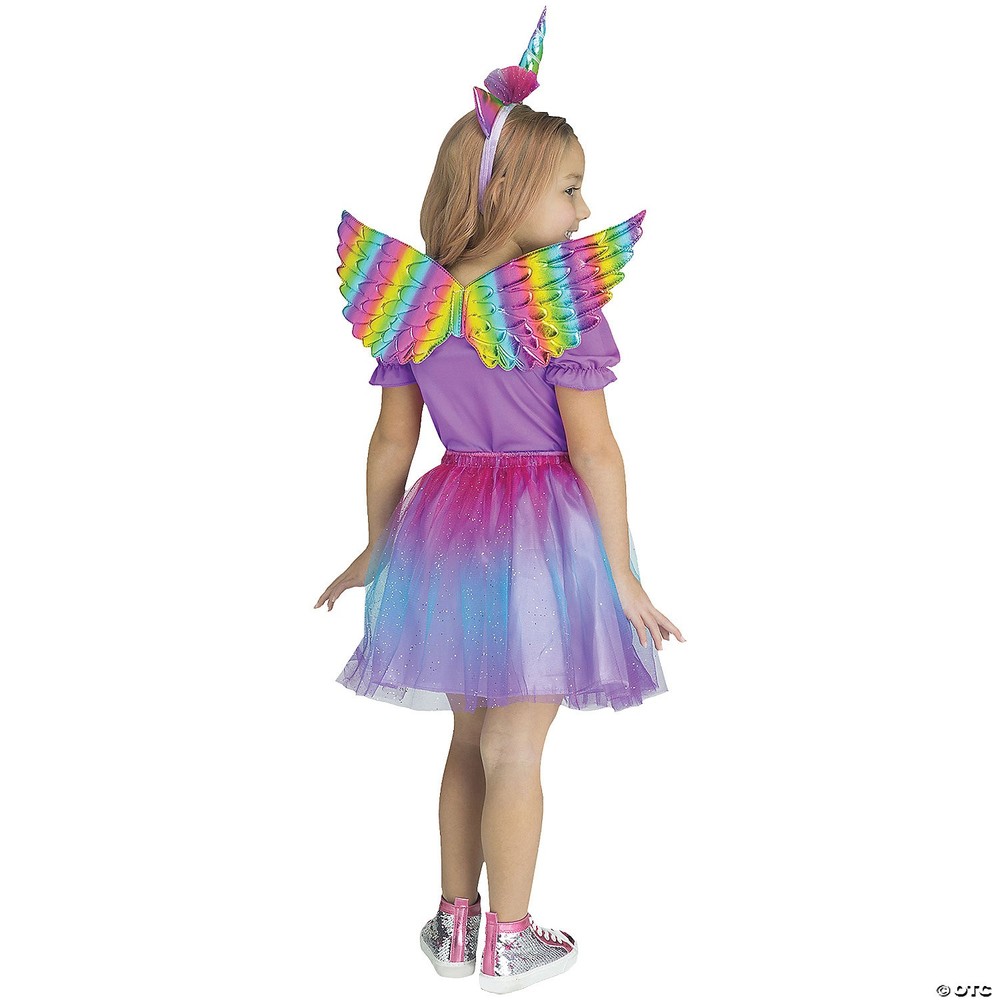 Rainbow Metallic Child Wings
