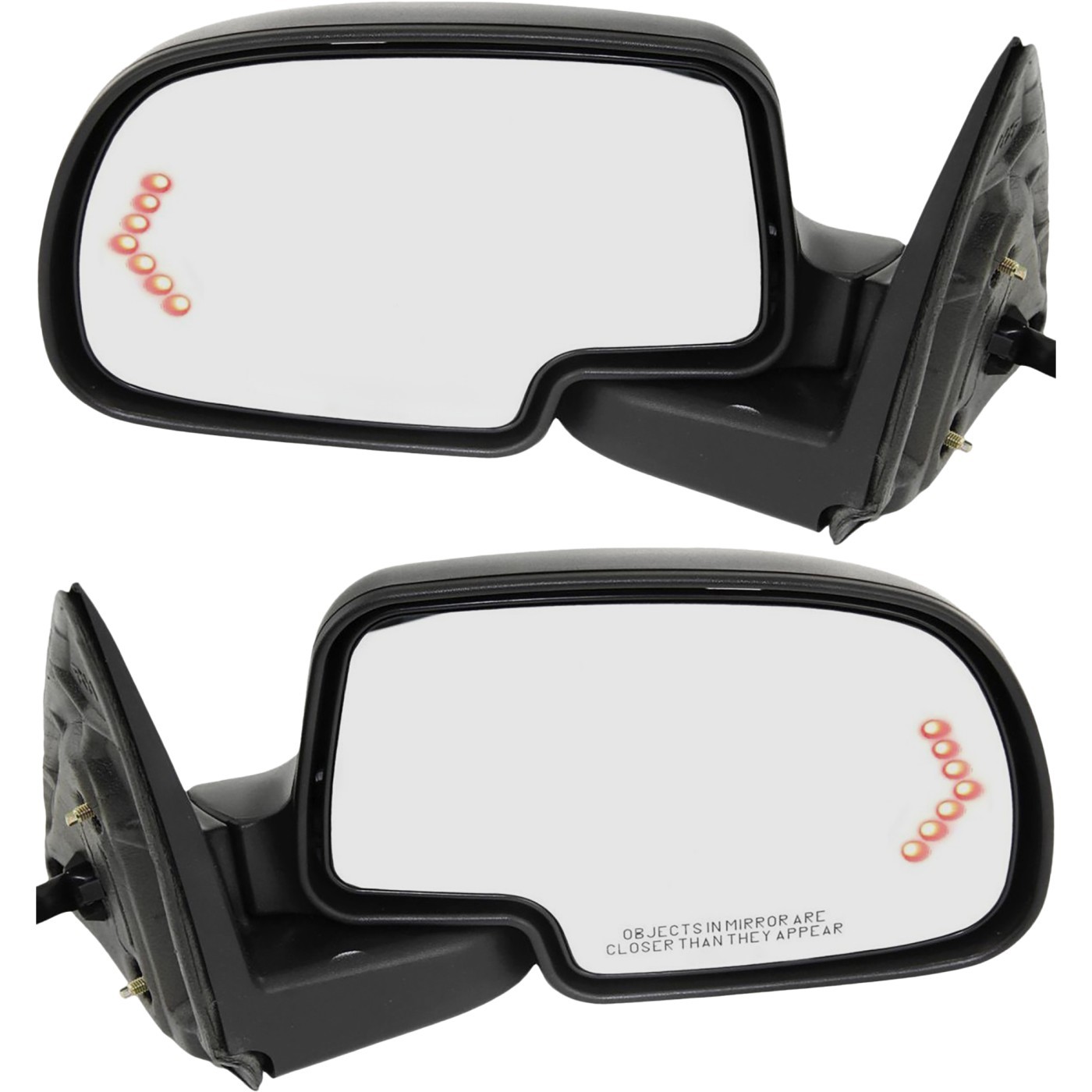 Power Mirror Set For 2003-06 Silverado 1500 with Signal and Puddle Light Heated