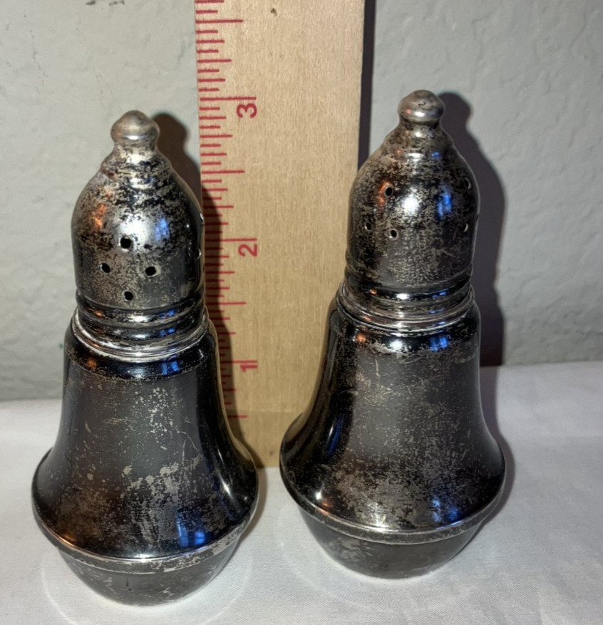 Vintage Duchin Creations Sterling Silver Signed -Salt Pepper Shakers
