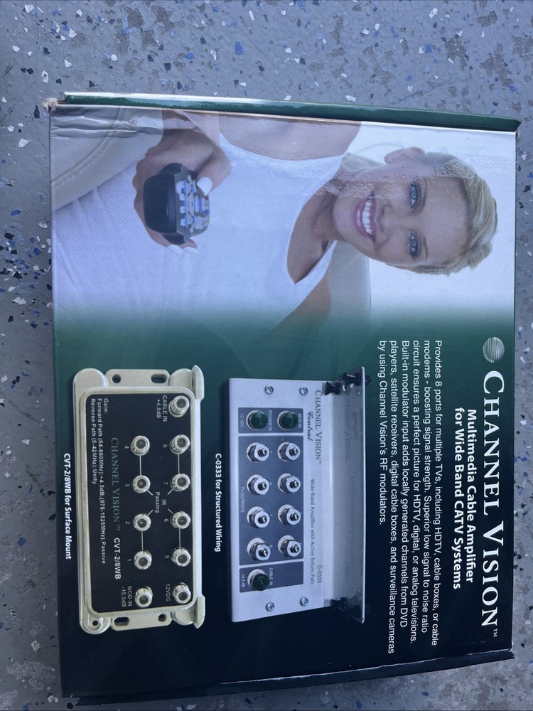 Channel Vision Multimedia Cable Amplifier C-0333