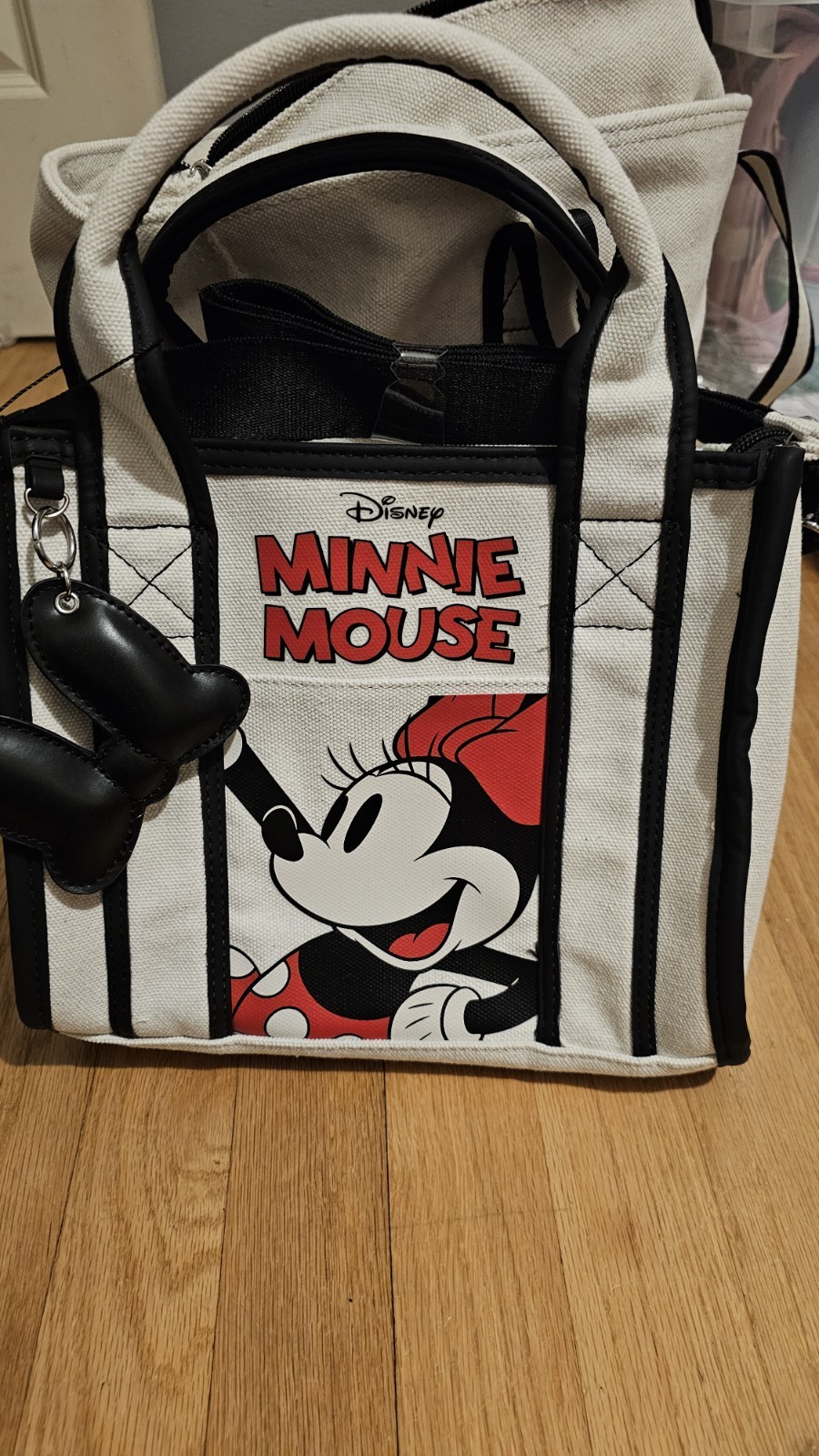 NWT Disney Minnie Mouse Tote Bag Purse Crossbody Primark