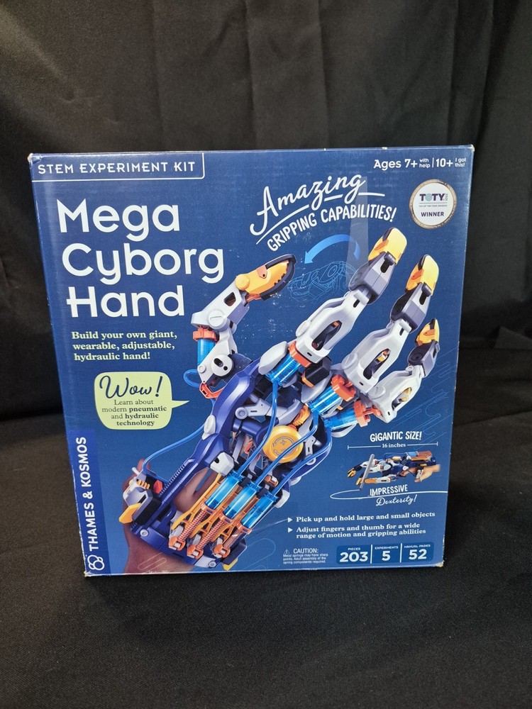 Thames & Kosmos Mega Cyborg Hand STEM Learning Kit Gripping Capabilities Toy