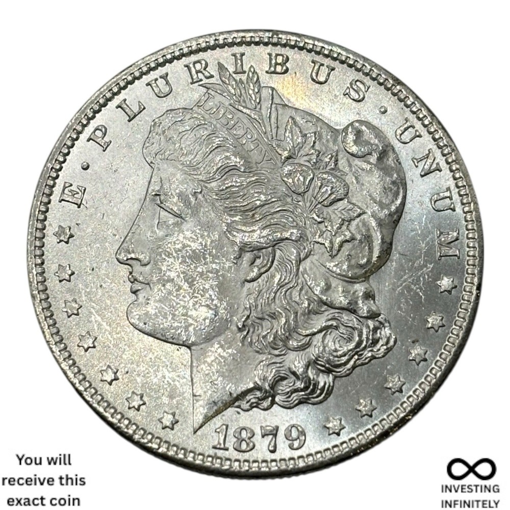 1879 S Morgan Dollar X-1618