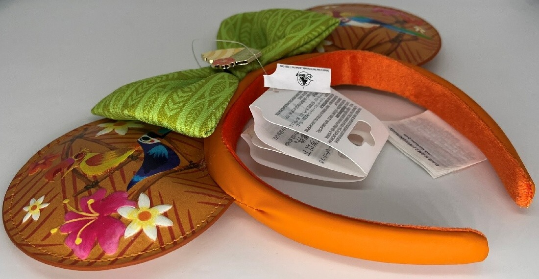 WDW Enchanted Tiki Room Birds Dole Whip Disney Parks Minnie Mouse Headband Ears