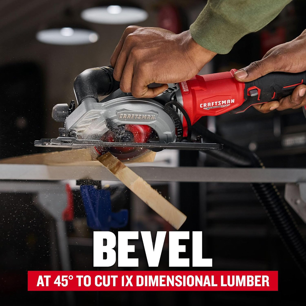 V20 4-1/2 Inch Cordless Circular Saw, Bare Tool Only ()