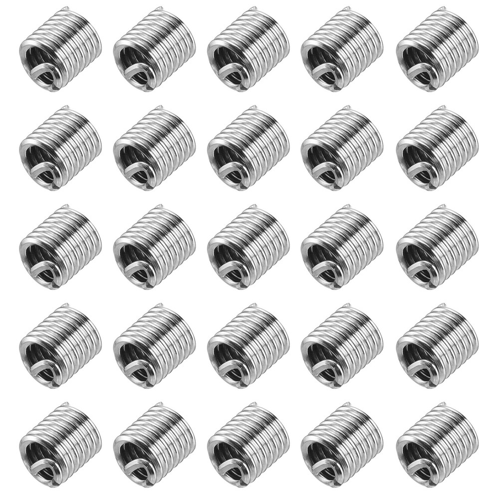 40pcs Wire Thread Inserts 10-24 UNC 2D Helical Threaded Sleeve Thread Repair