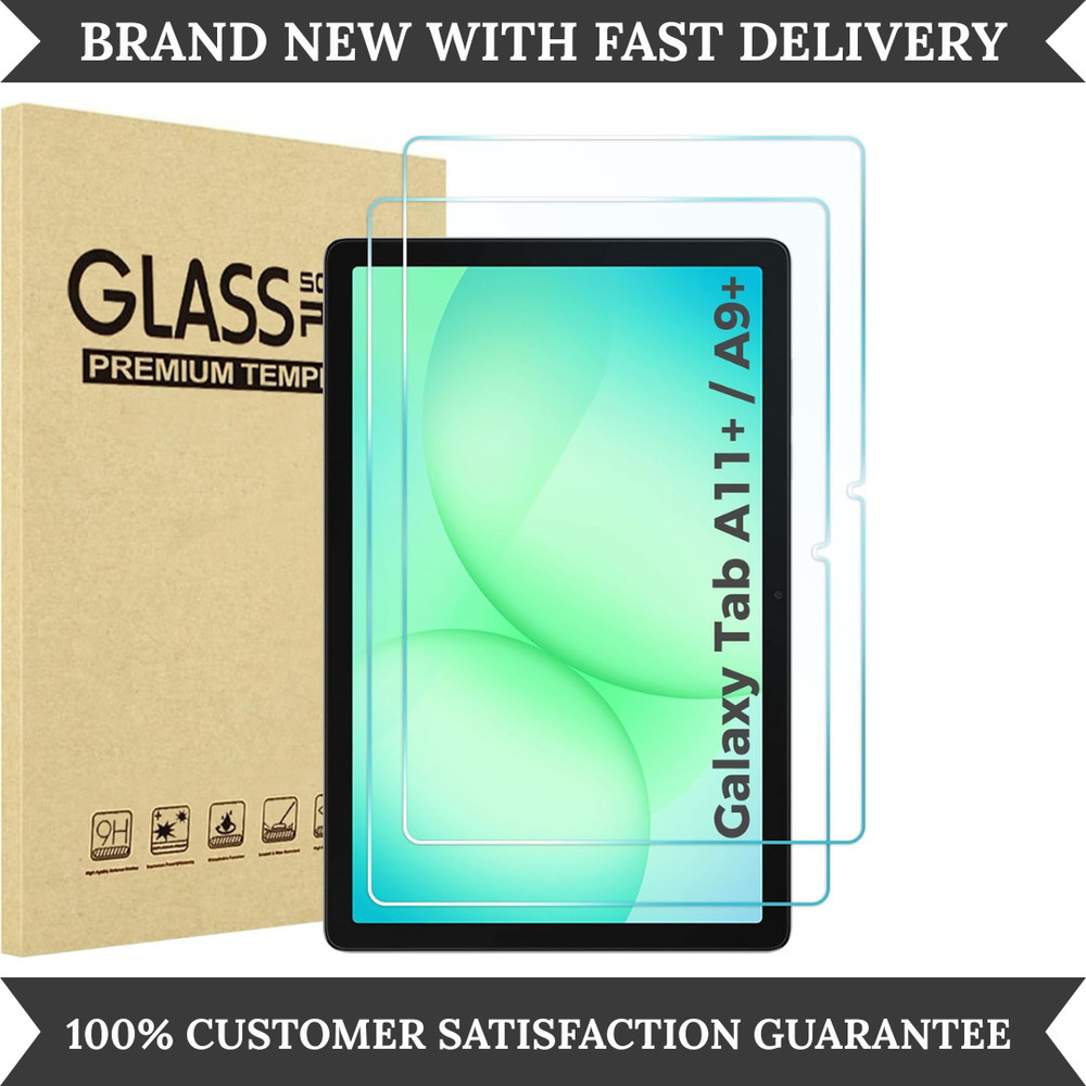 ProCase 2 Pack Screen Protector for Galaxy Tab A11 Plus A9 Plus 11” Tempered Gla