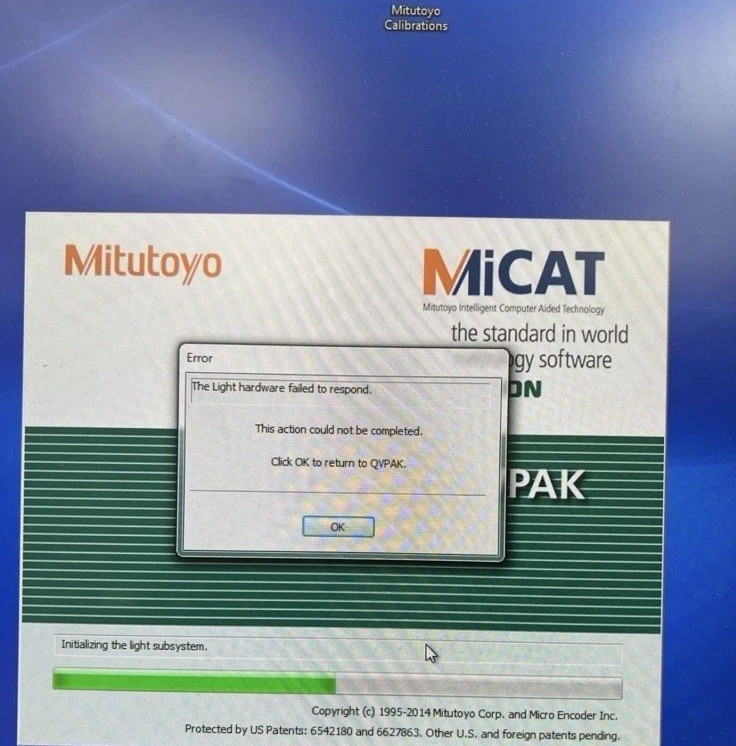 Mitutoyo QV Remote Box 02APS900 ⚠️