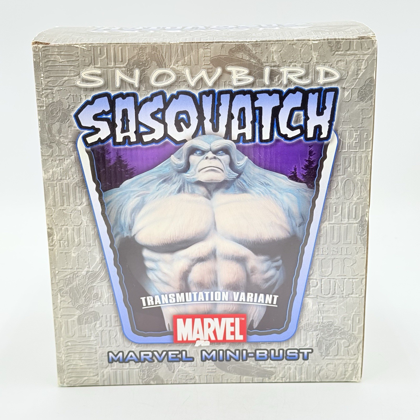 Bowen Designs Marvel SNOWBIRD SASQUATCH Mini Bust Figurine 8” Tall IN BOX