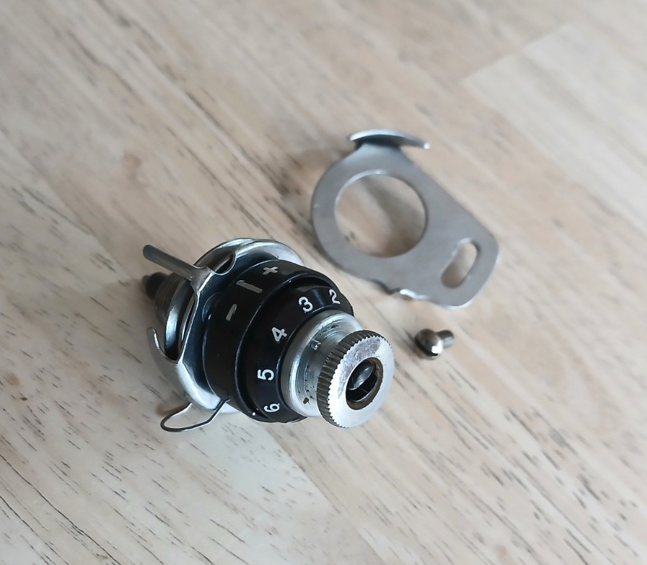 Original Singer 201-2 Sewing Machine Thread Tension Regulator & Bracket