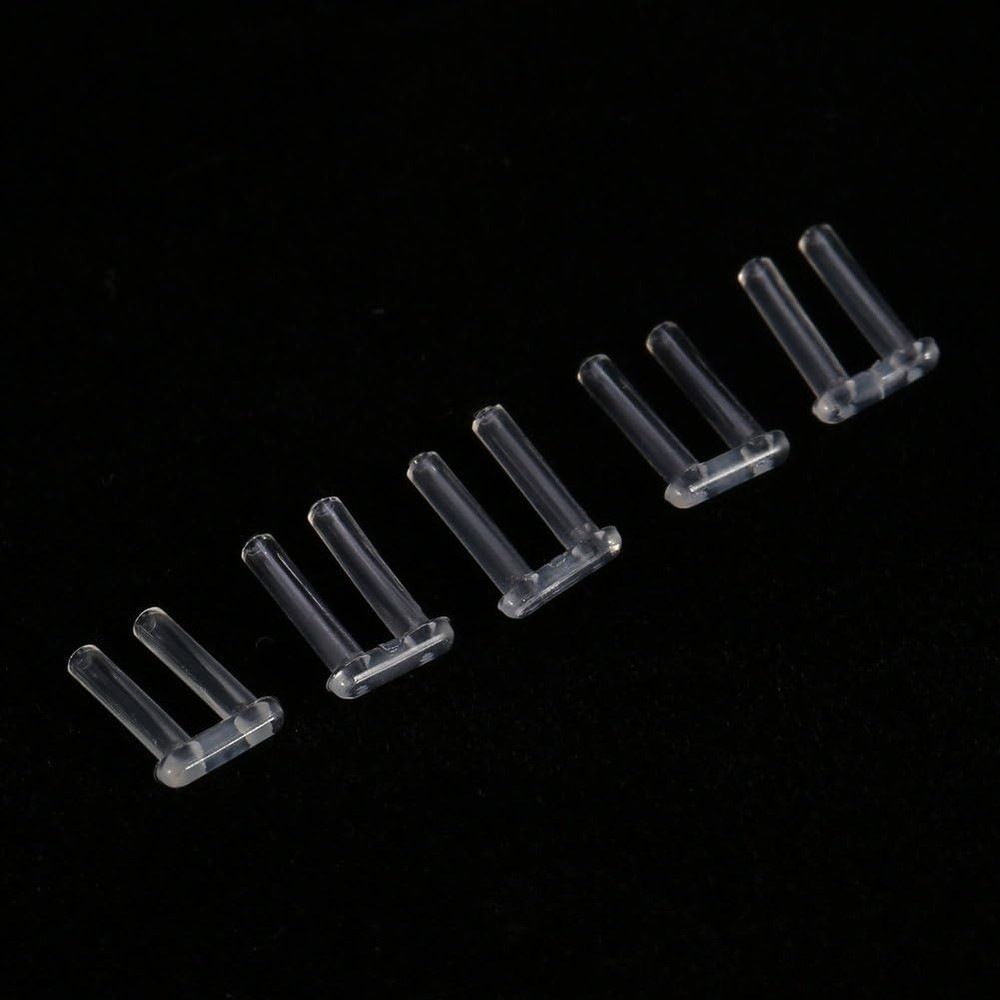 Rimless Frames Sleeves, 3 Types 100pcs New Plastic Compression Sleeves 03 #