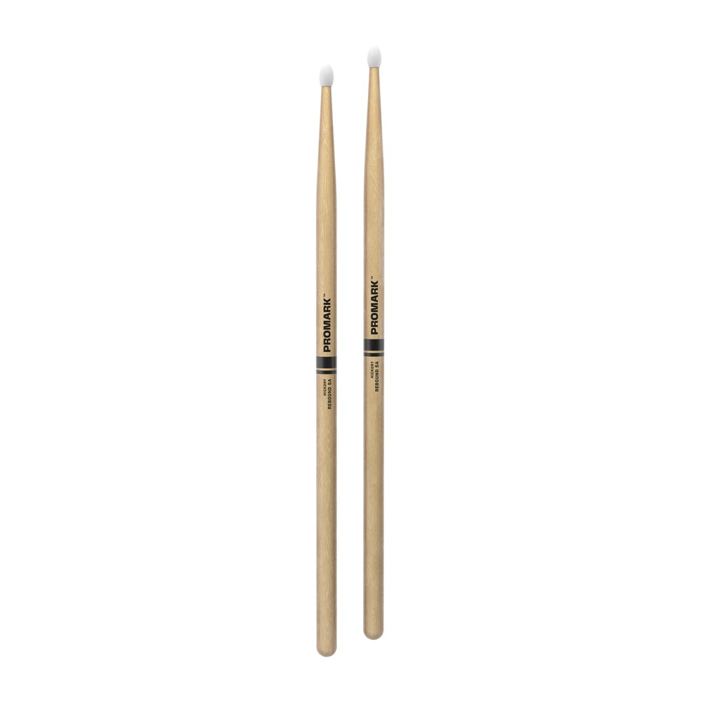 ProMark Rebound 5A Hickory Drumsticks, Oval Nylon Tip