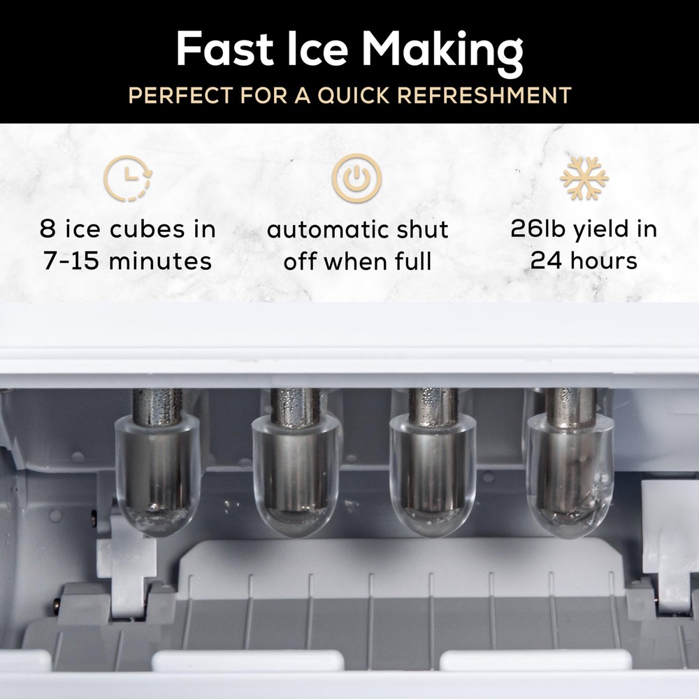 Igloo Automatic Self-Cleaning Portable Electric Countertop Ice Maker Machine Wit