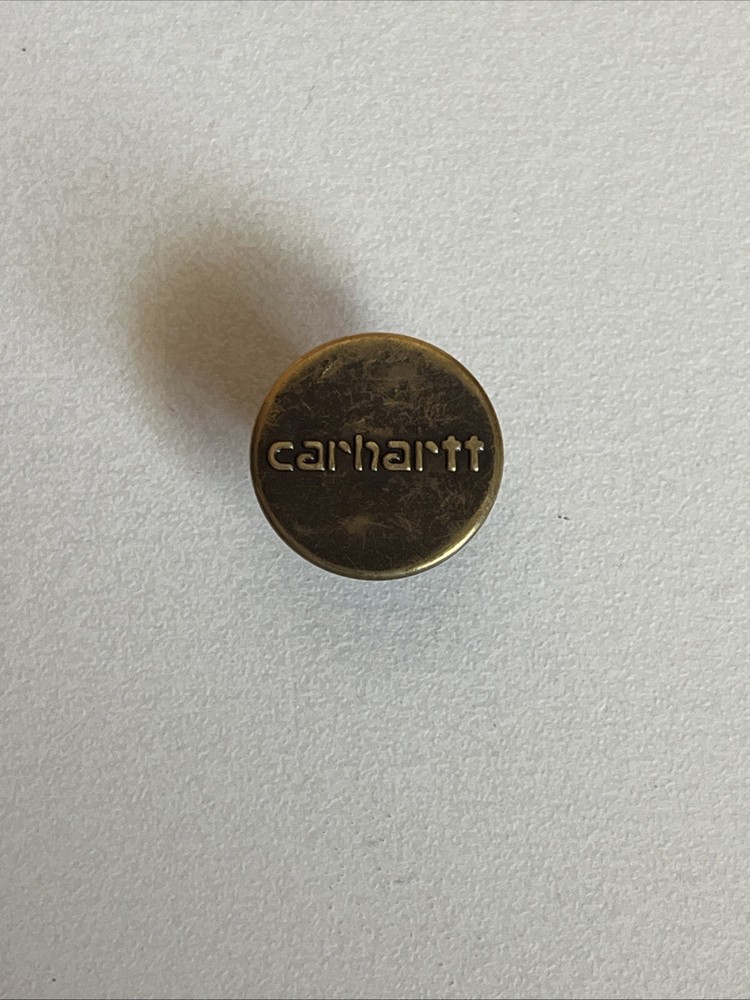CARHARTT brass Button Replacement Logo Pants Jackets
