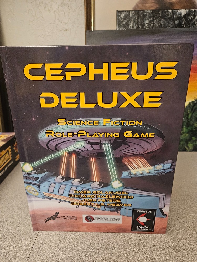 Cepheus Deluxe Sci-Fi RPG Core Rulebook (Stellagama) New!