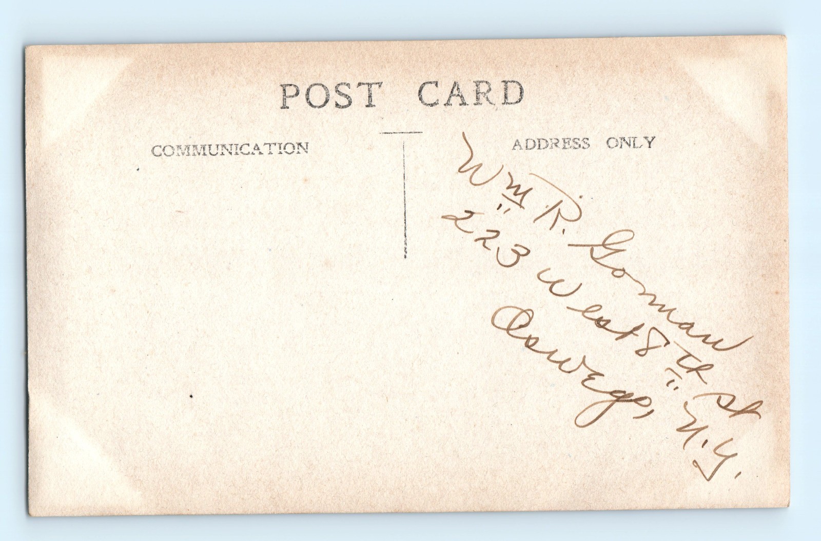 WWI Navy Sailor Oswego New York Real Photo Postcard RPPC New York