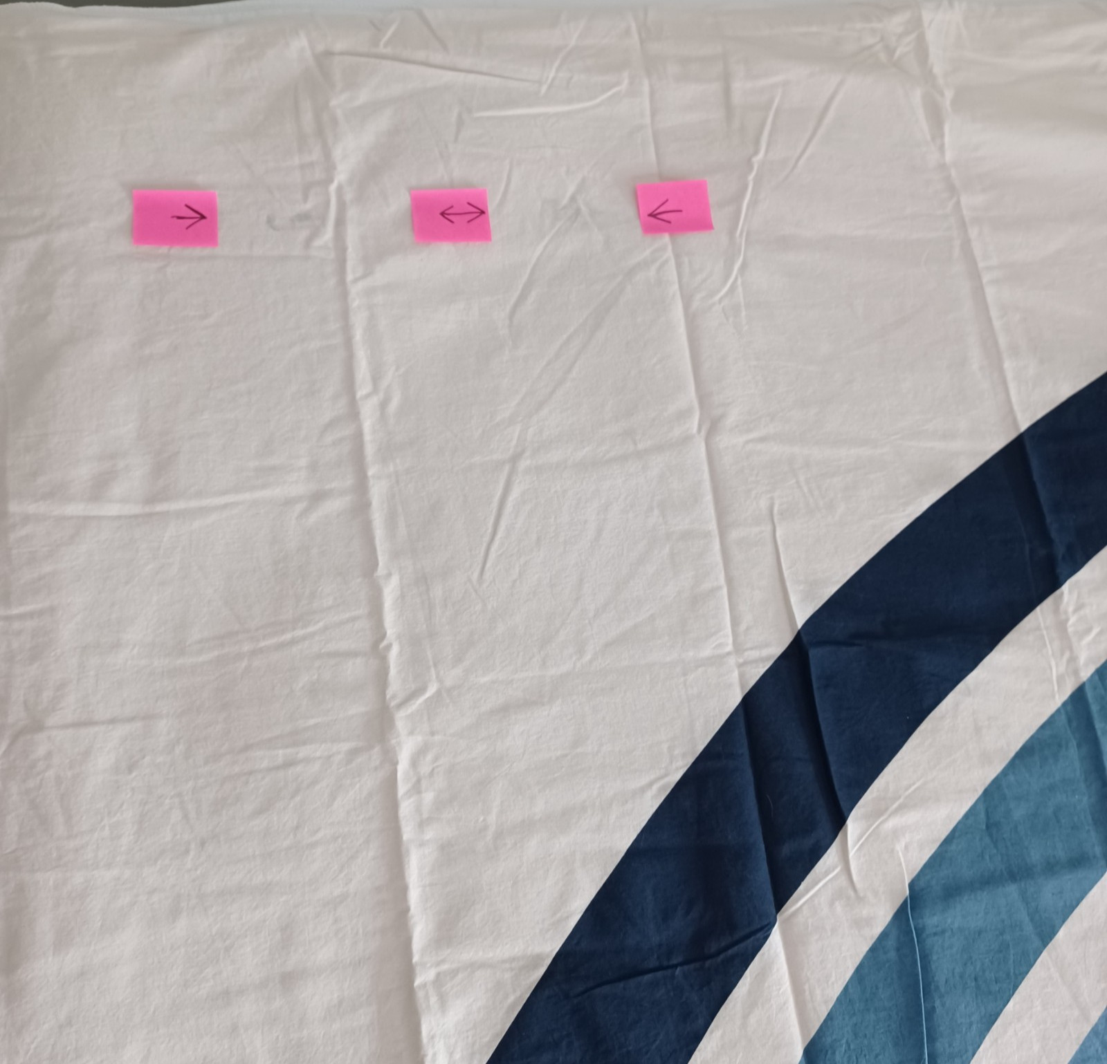 Pottery Barn Roxy Rainbow Organic Cotton Twin Duvet Cover w/ Flaws