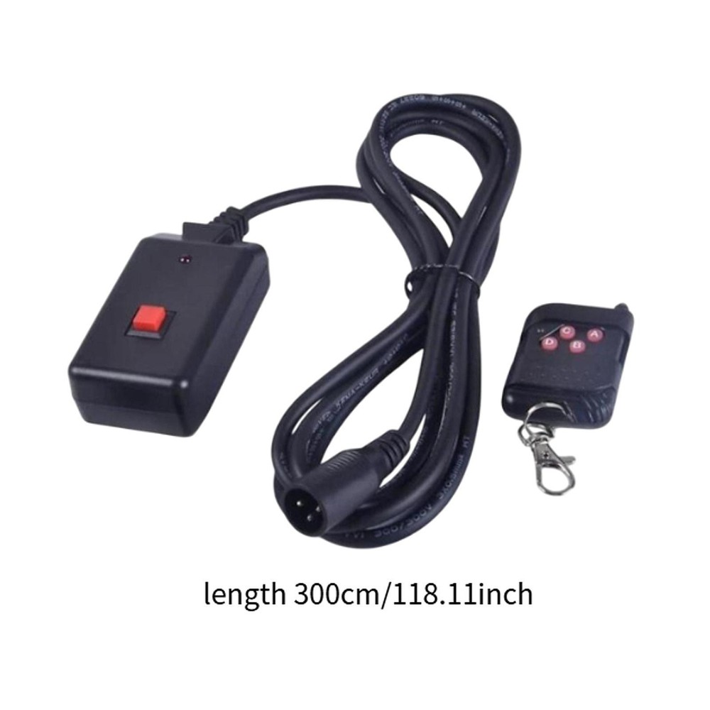 Fog Machine Controller Fog Machine Remote Control Receiver Simple Operate 4 Key