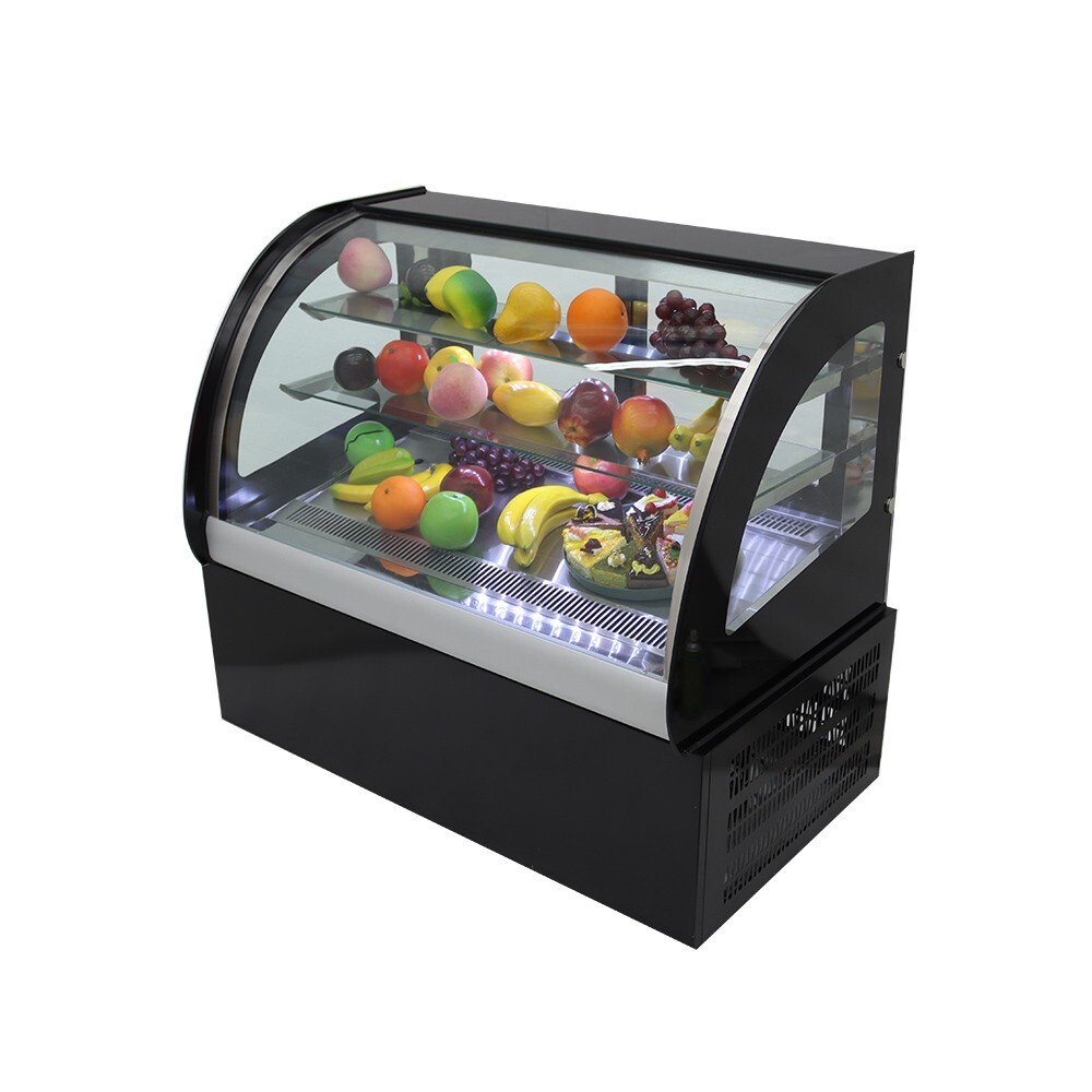 1 PC 35"Countertop Refrigerated Cake Showcase Bakery Cabinet w/Moisture Function