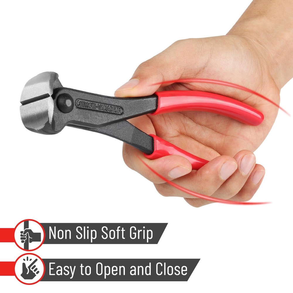 Bates Nail Puller - Cat's Paw & Remover, End 7", 1 Pack, Red