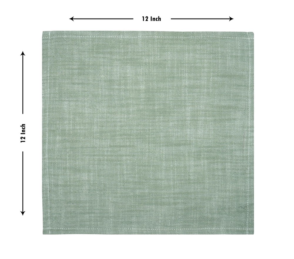 100% Cotton Chambray Dish Cloth, Ultra Soft Absorbent Quick Drying Solid Dish...