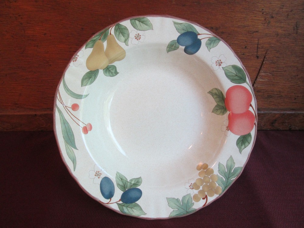 MIKASA FRUIT PANORAMA ROUND VEGETABLE BOWL - 10 1/2" - 0505J