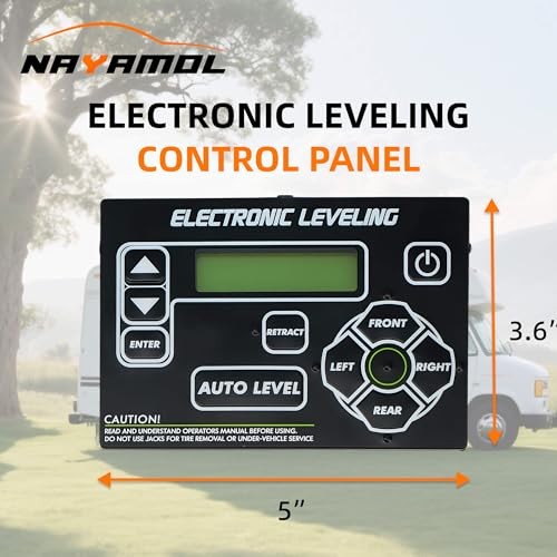 421484 RV Leveling System Touchpad Control Panel with Auto-Leveling Button