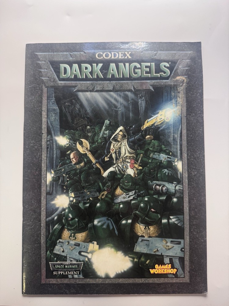 Warhammer 40K Codex Dark Angels Tabletop Miniatures Supplement Book Games Work