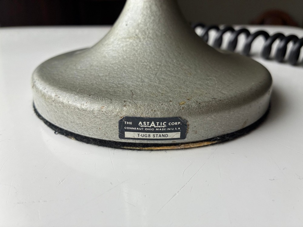 Astatic 10-D Microphone on T-UG8 stand