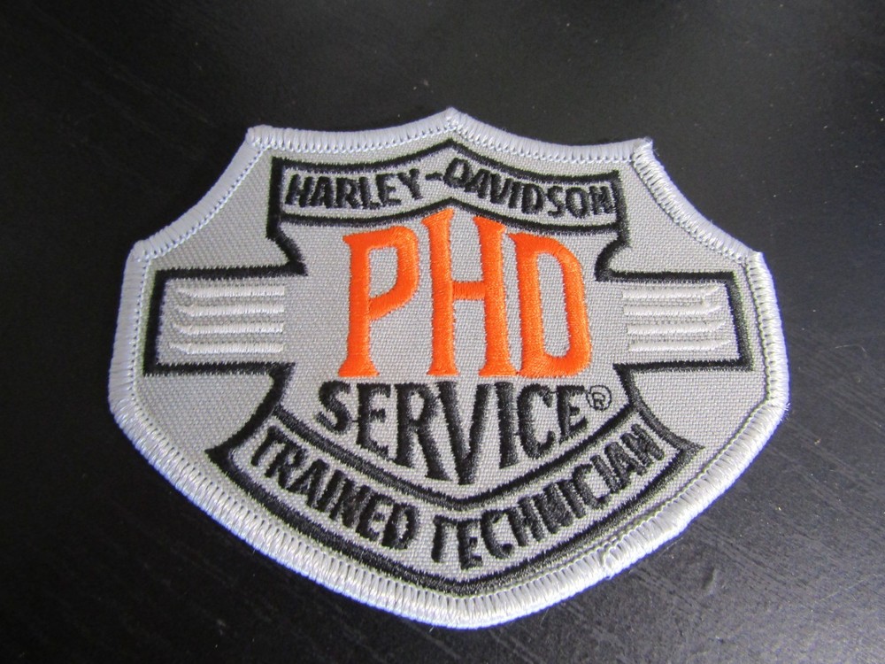 Harley Davidson Service PHD Trained Technician Patch
