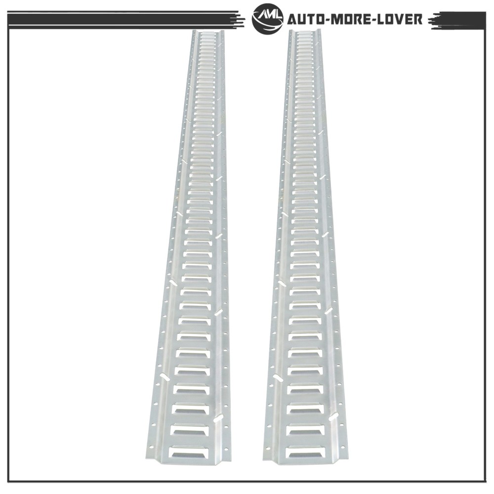 Silver 30 Pack 96" E Track Rail Sections With Mounting Hardware Fit For Trucks