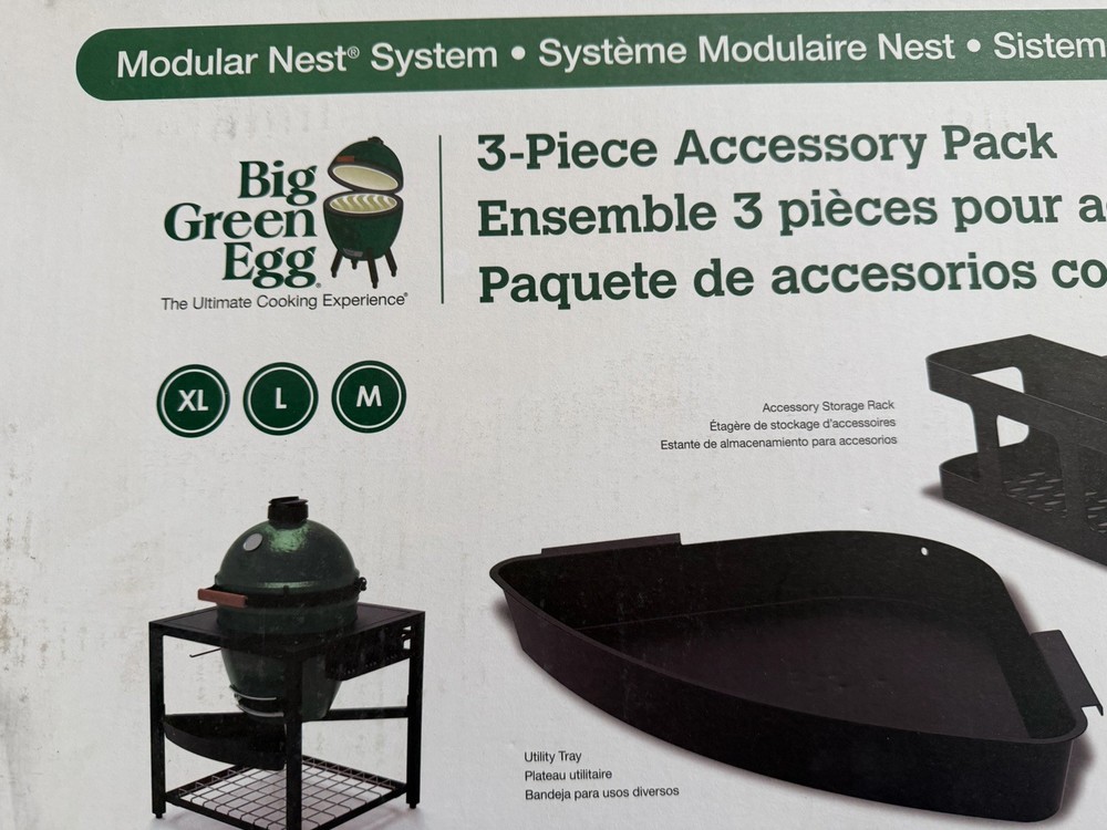 Big Green Egg 3-Piece Accessory Pack Modular System 126948 New