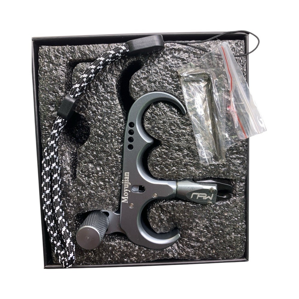 Moyujian Compound Bow Release,Archery Release Aids, 360 ° Rotatable Mechanize...