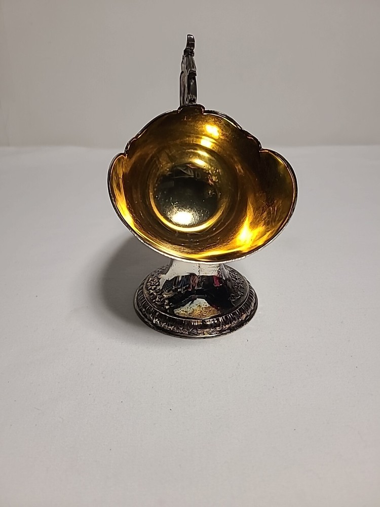 Vintage Sugar Scuttle E.P.ZINC Silverplate Alloy Japan