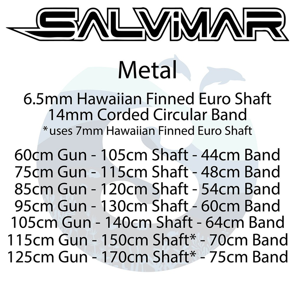 Salvimar Metal Speargun, Black