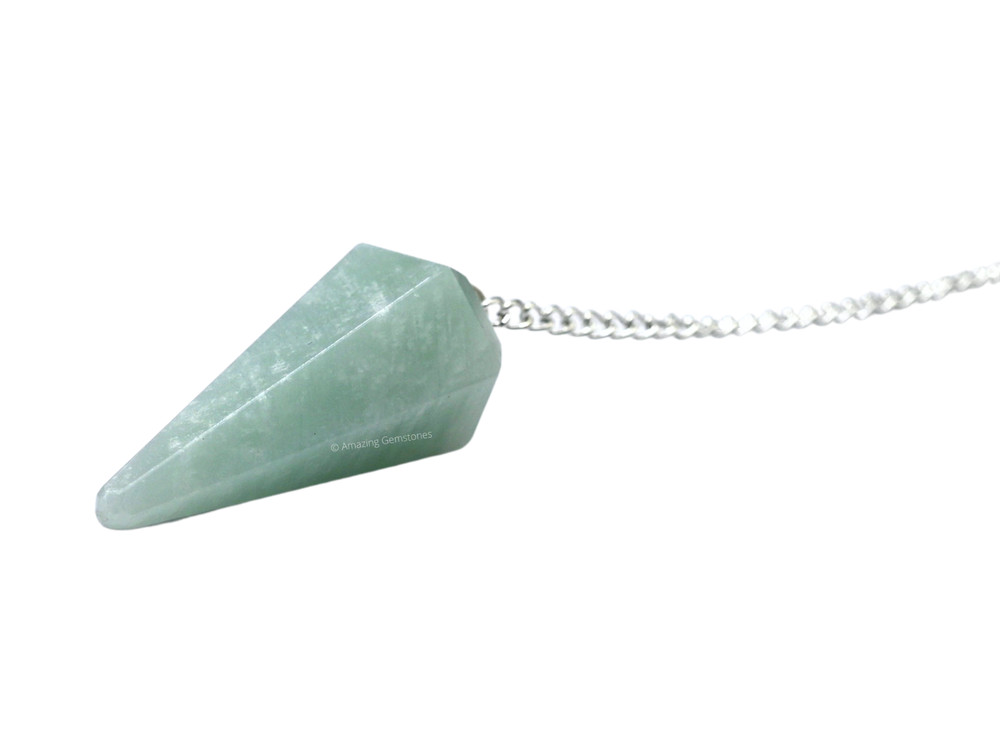Amazonite Dowsing Crystal Pendulum