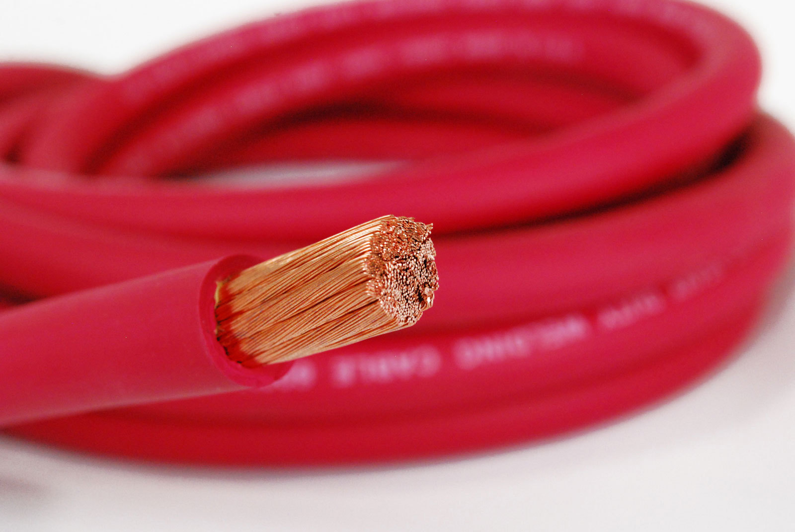 6 AWG WELDING CABLE RED Per-Foot CAR BATTERY LEADS USA NEW Gauge Copper Solar