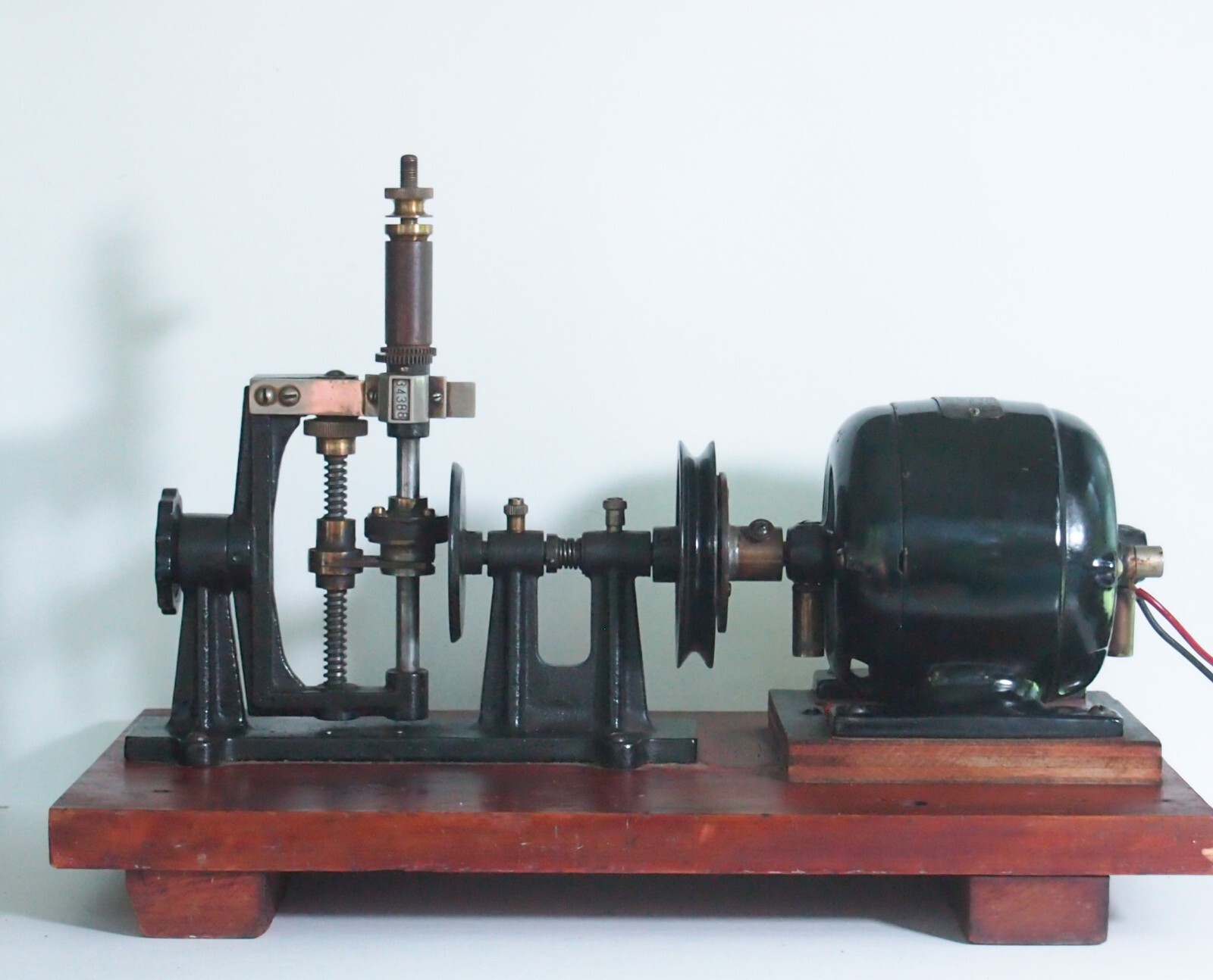 16.5" Antique CENCO Wire Winder Machine Vintage Tool Scientific Coil Maker