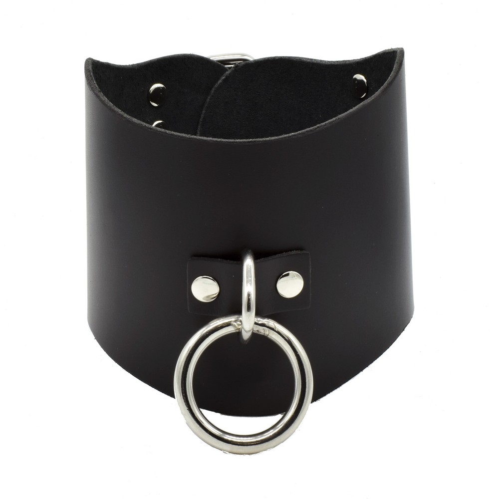 Leather Posture Bondage Collar by Axovus