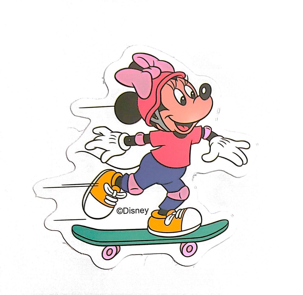 Disney MINNIE MOUSE Anime Cartoon Water Resistant Sticker