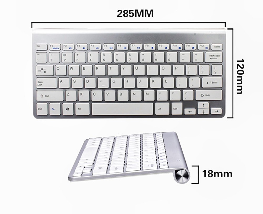 KEYBOARD MOUSE SET MINI WIRELESS WATERPROOF 2.4G COMPATIBLE iOS WINDOWS ✅BK04✅