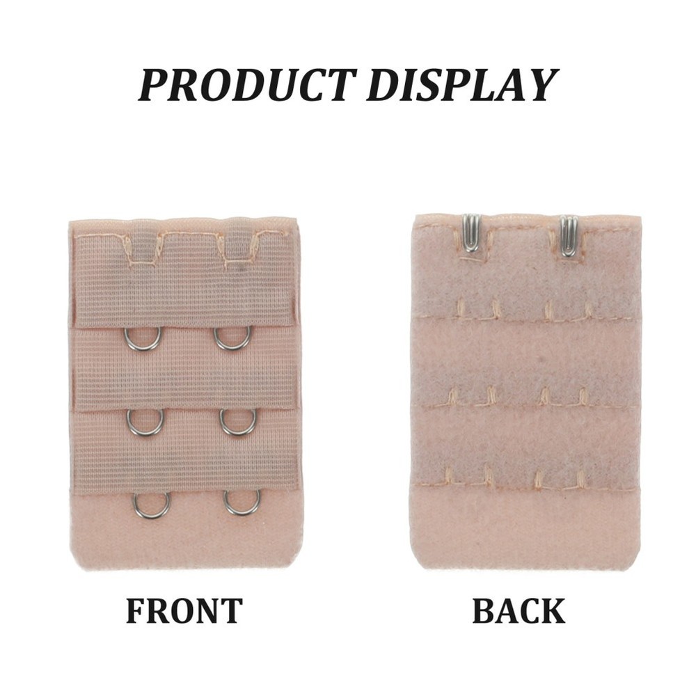20pcs Bra Hook Extension Strap Bra Extender 3 Hooks 2 Rows Adjustable Length